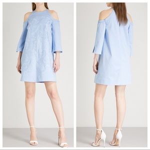 Ted Baker Blue Jettas Cold Shoulder Dress